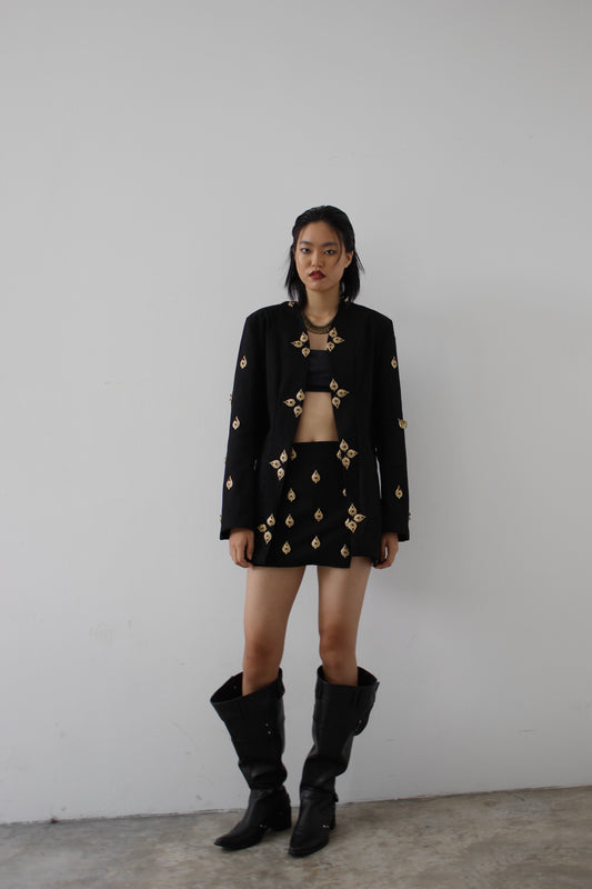 GLD.02 denim blazer