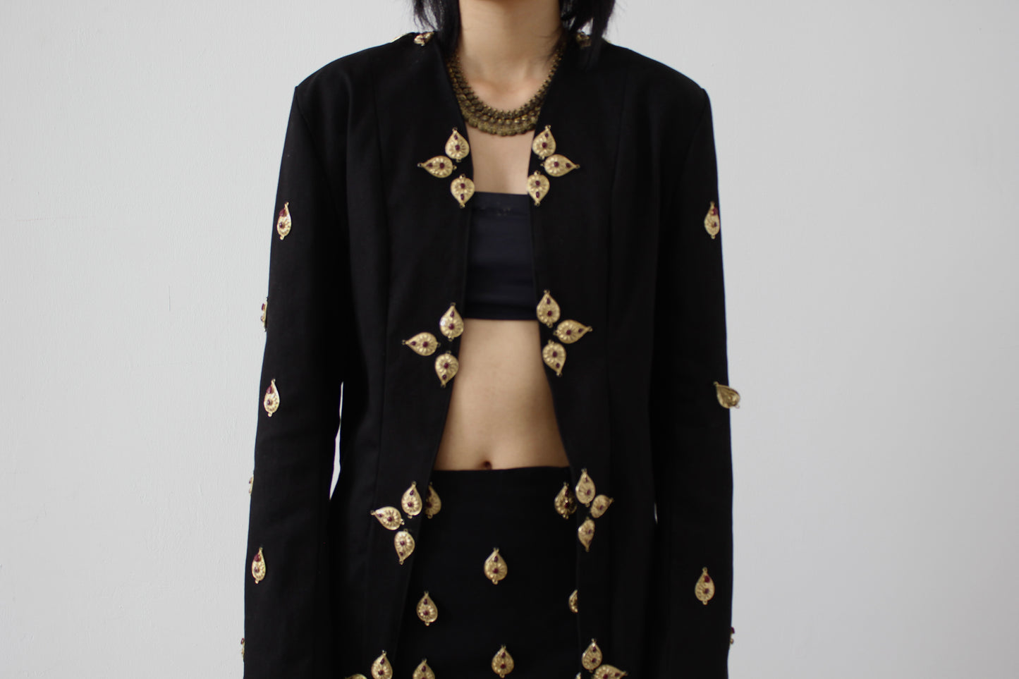 GLD.02 denim blazer