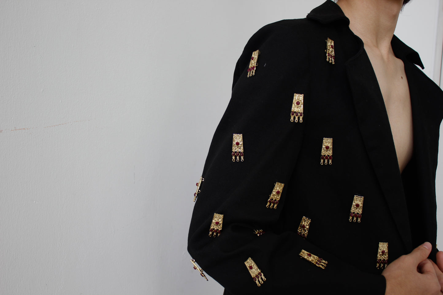GLD.01 denim  blazer