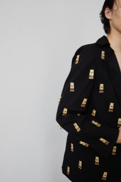 GLD.01 denim  blazer