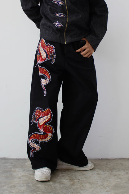 Twin Dragon Baggy Denims