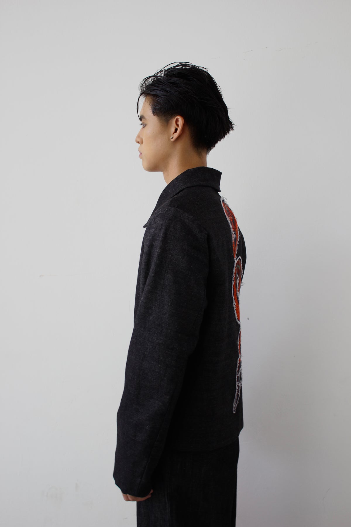 Double serpent denim jacket
