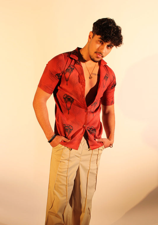 Vermillion Snake Shirt