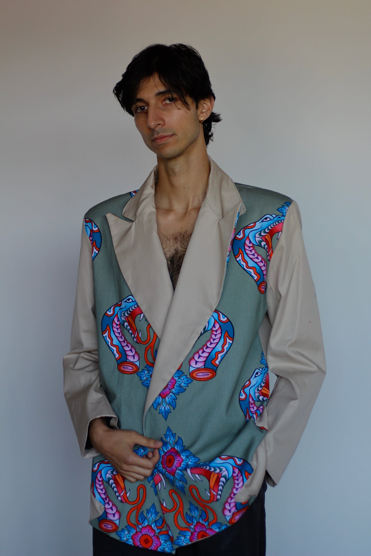 Serpent Bloom blazer