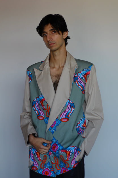 Serpent Bloom blazer