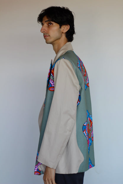 Serpent Bloom blazer