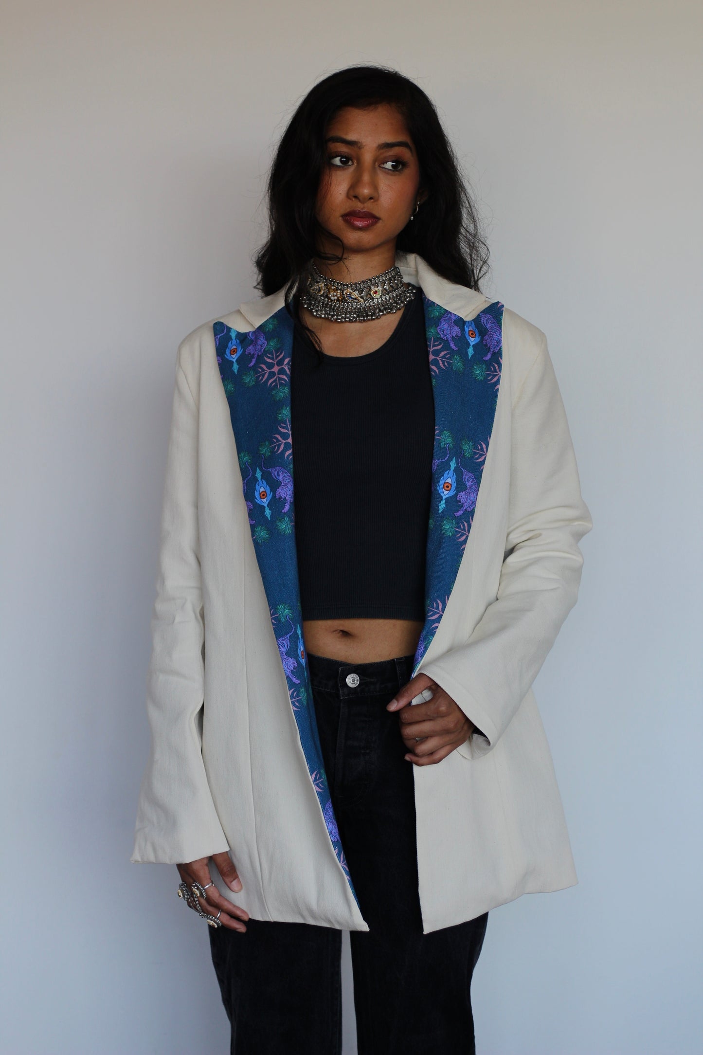 Blue Tiger Blazer