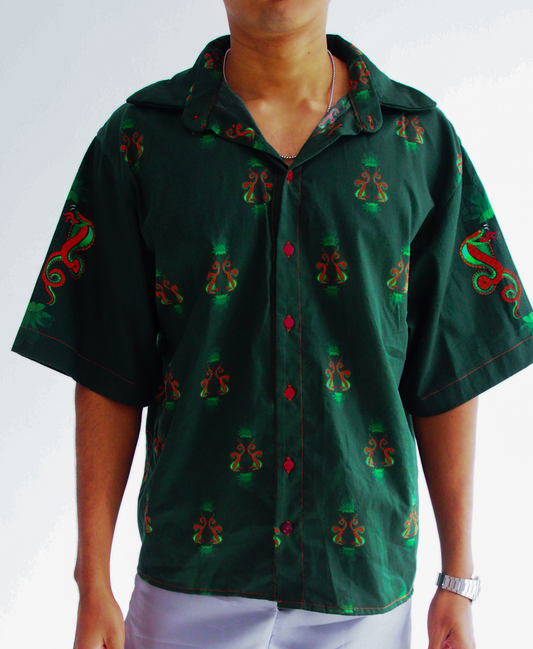 Green snake shirt