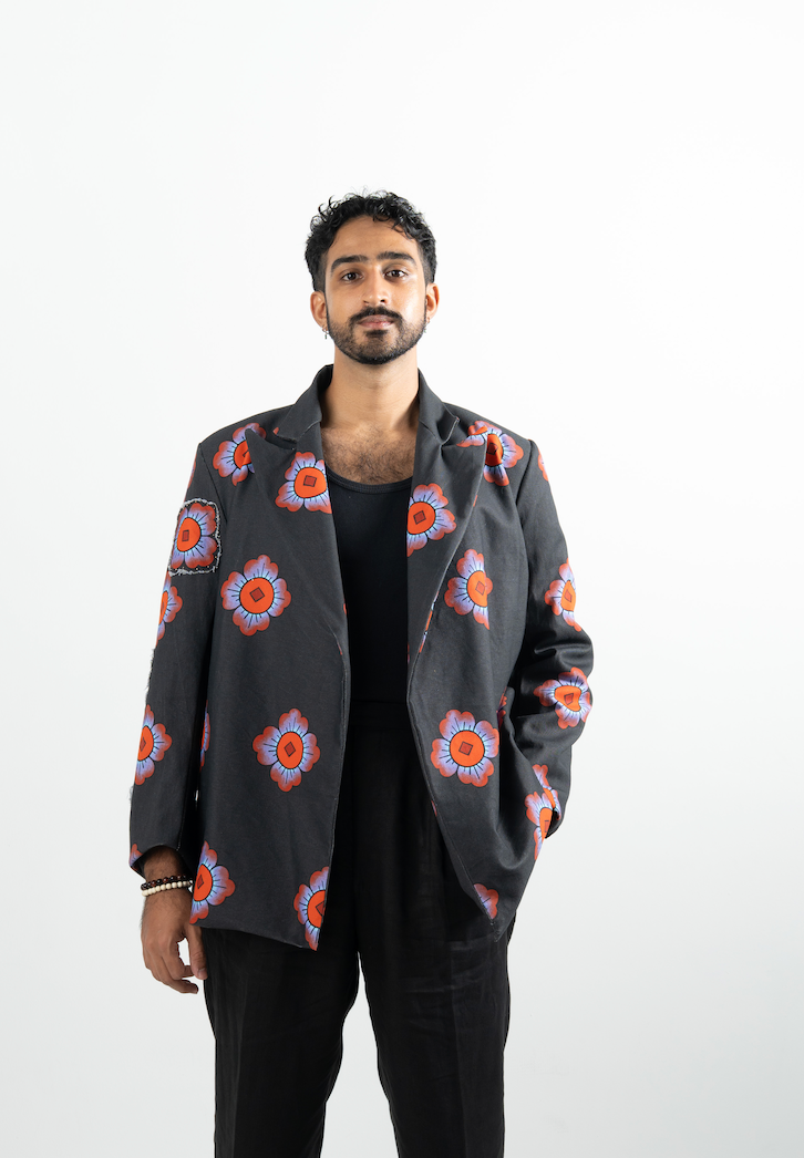 Flower garden blazer