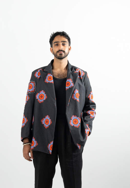Flower garden blazer